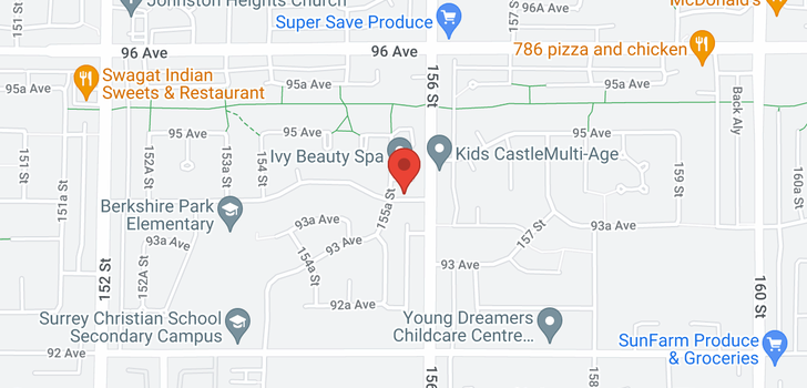 map of 15569 94 AVENUE